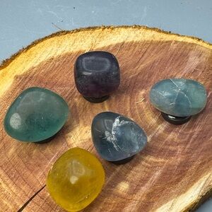 Fluorite Magnets set of 5